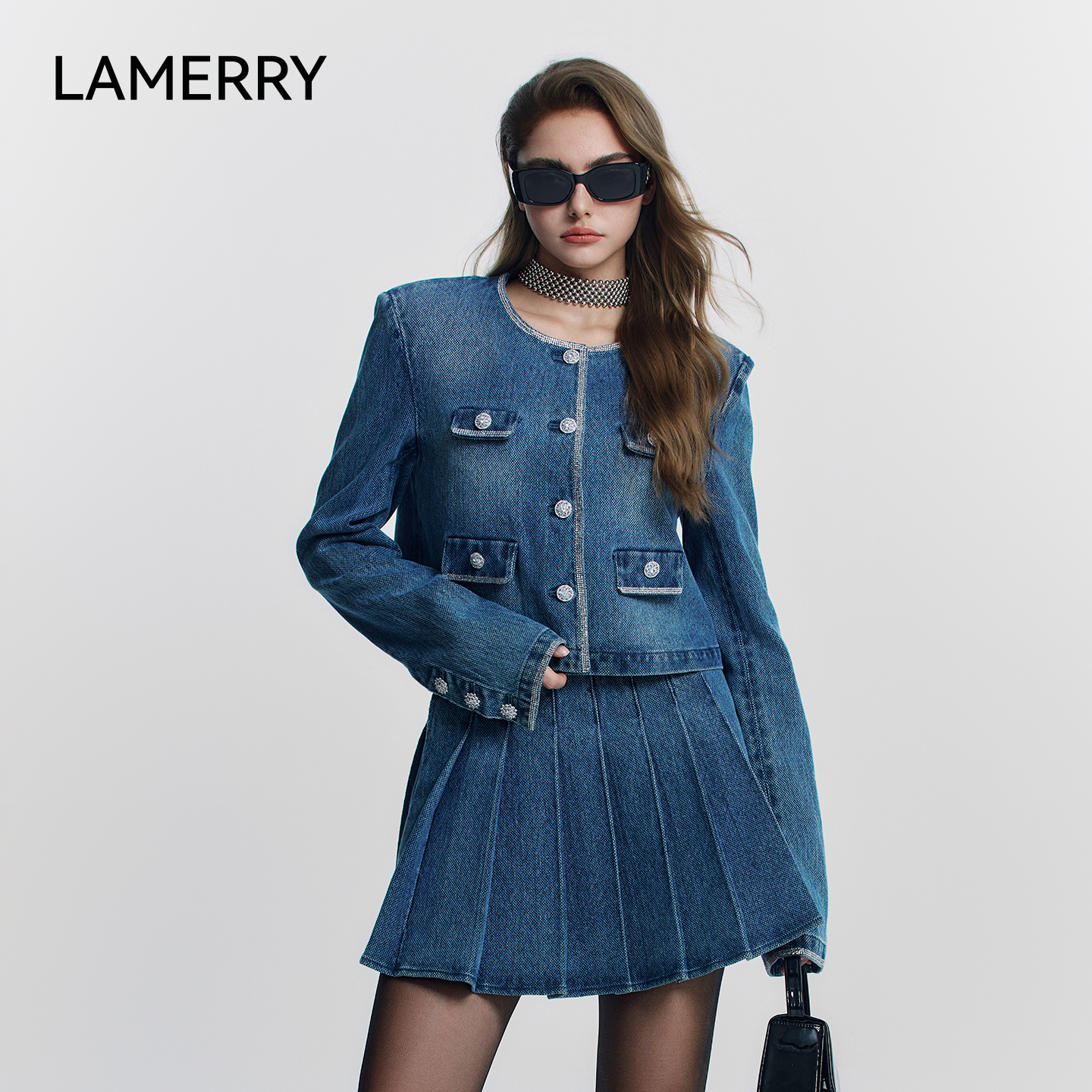 LAMERRY/朗美睿牛仔短外套