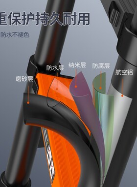 正优加厚铝合金伸缩梯折叠人字便携家用工程梯轻便黑色小阁楼梯子