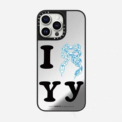 CASE联名OpenYy蛇年限定16Pro适用于iPhone15ProMax潮牌14pro创意13/12小众简约11创意镜面防摔保护手机壳
