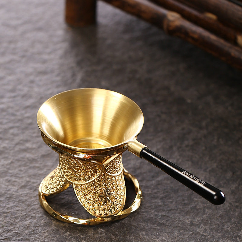 纯铜茶叶过滤器功夫茶具茶漏茶滤