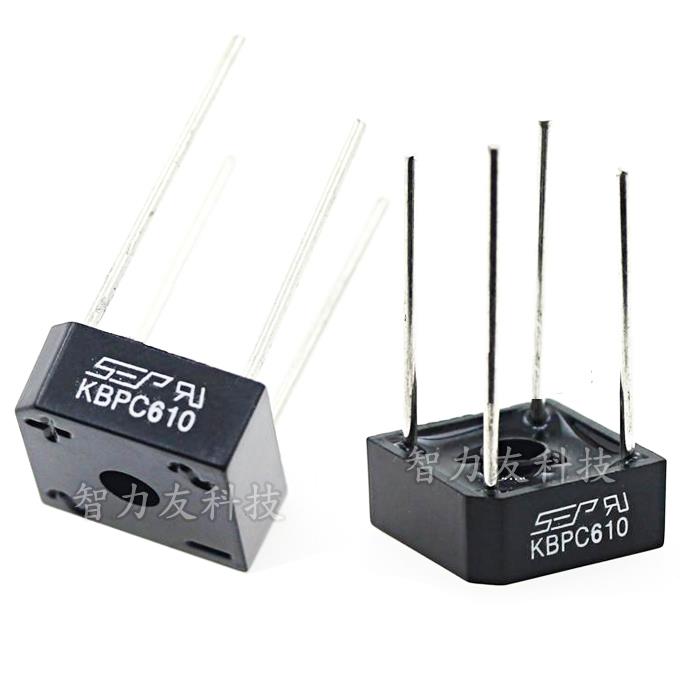 KBPC1010 10A 1000V DIP-4 直插塑封整流桥 小方桥桥堆