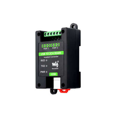 微雪 工业级隔离型USB转2路RS485模块 原装FT2232HL芯片 双向转换