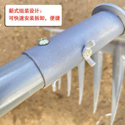 分体除草耙子农具锄草抓搂草翻地松土神器钉耙农用工具大全筢子铁