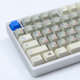 星尘外设 原厂高度热升华键帽 PBT材质 复古灰白蓝红俄文 字根