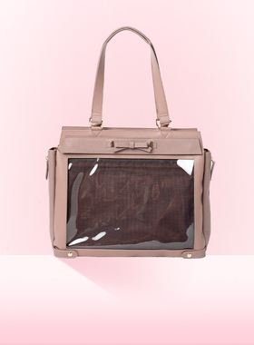 WEGO魔术痛包少女单肩手提包含丝带二次元小食量托特包拎包谷子