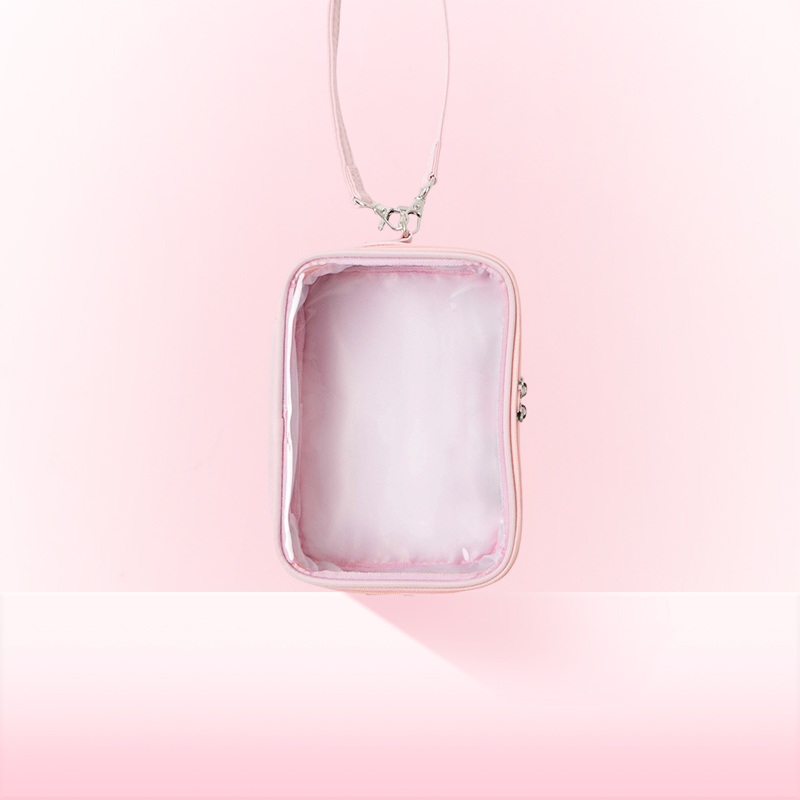 【新品】WEGO3WAY娃包迷你小食量15cm外出透明pvc装娃包挂件痛包