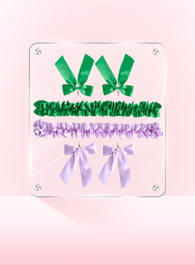 WEGO大肠爱心棉痛包配饰L号DIY斜挎包蝴蝶结配件二次元痛文化谷子