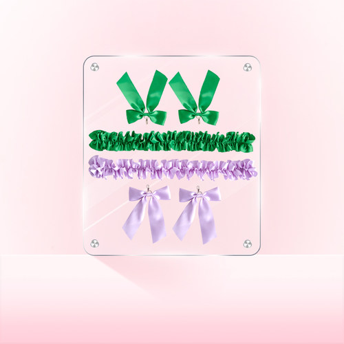 WEGO大肠爱心棉痛包配饰L号DIY斜挎包蝴蝶结配件二次元痛文化谷子