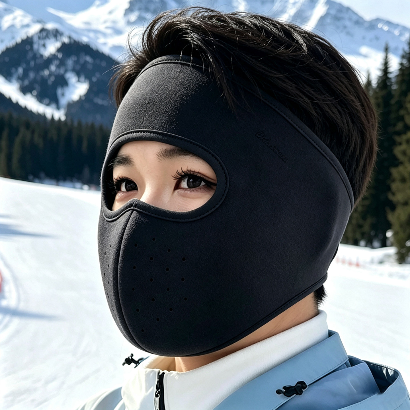 冬季男士骑行滑雪全脸护额头套