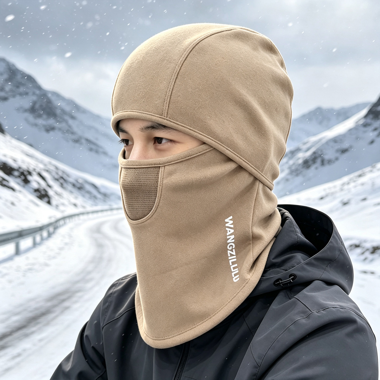 冬季骑行帽子男滑雪护耳保暖头套