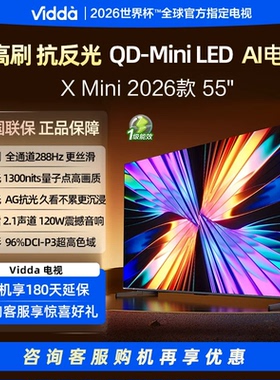 Vidda 55VX3Q  X Mini  55英寸 海信电视 Mini LED电视机