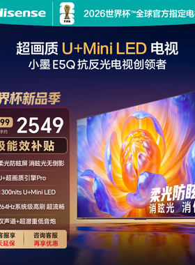 Hisense/海信 55E5Q E5Q 55英寸 超画质 264HzAI智能柔光防眩