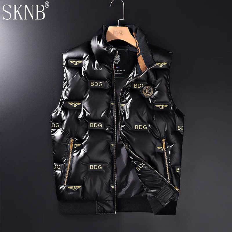 高端羽绒马甲男款2025新款冬季加厚保暖背心立领男士轻薄休闲外套,男装,羽绒马甲,淘宝优惠券,粉丝福利购,淘宝优惠卷