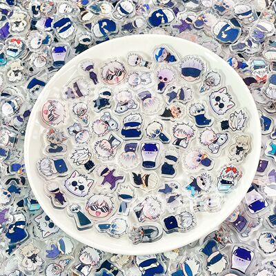 咒术回战五条悟2cm单层亚克力片片漫展周边diy钥匙扣摇摇乐配饰