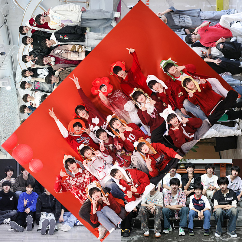 TF家族四代海报陈奕恒张桂源左奇函明星周边高清房间墙贴卧室壁纸