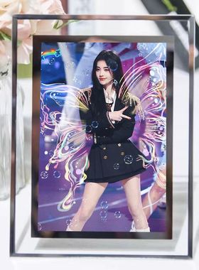 鞠婧祎恋爱告急同款周边照片创意定制水晶相框送女生拼图生日礼物