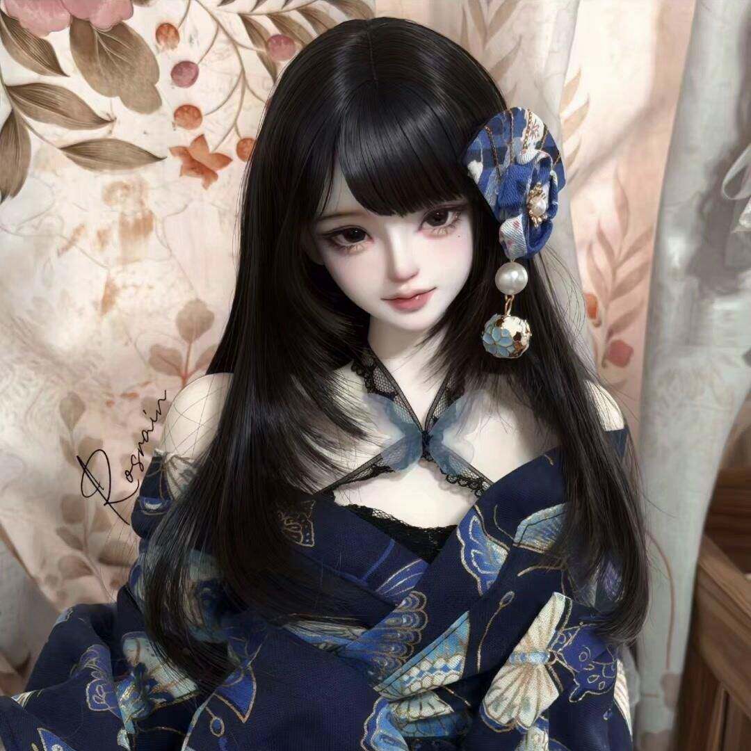 bjd娃娃三分小姝3分女娃素体单头面妆高颜值气质精致妆容创意礼物