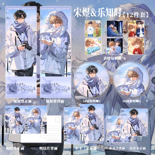 可爱过敏原2期宋煜-乐知时周边镭射票徽章色纸吧唧套贴纸小卡铭牌