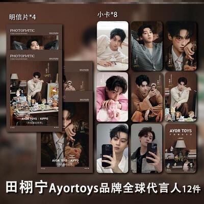 田栩宁ayortoys代言周边加厚小卡海报照片明信片自印学生礼物应援