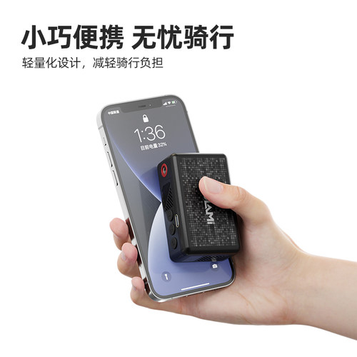 CYCLAMI迷你充气泵便携式AM6公路高压智能自行车电动打气筒新款