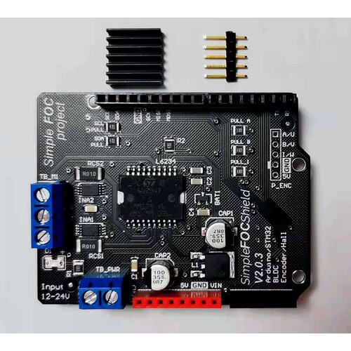 SimpleFOC Shield v2.0.4 v1.3.3 机械狗 BLDC 伺服 驱动开发板