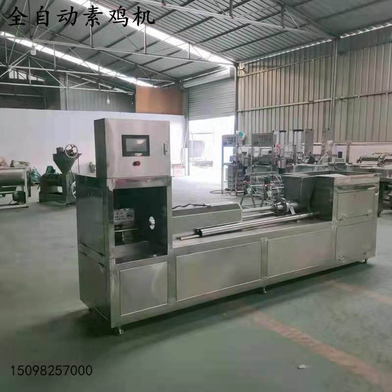 大型全自动豆腐卷包卷机器素鸡机厂自动缠绳机速度快效率高