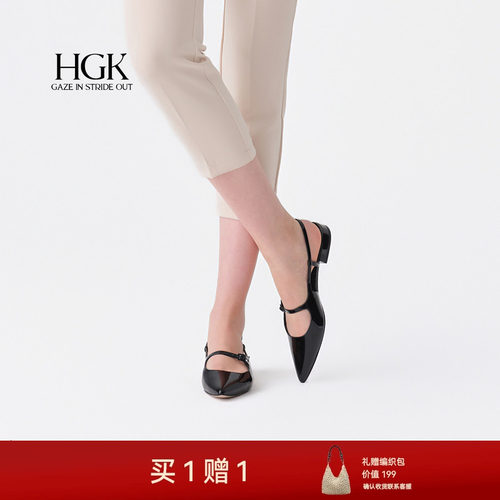HGK尖子生高智舒适玛丽珍式凉鞋