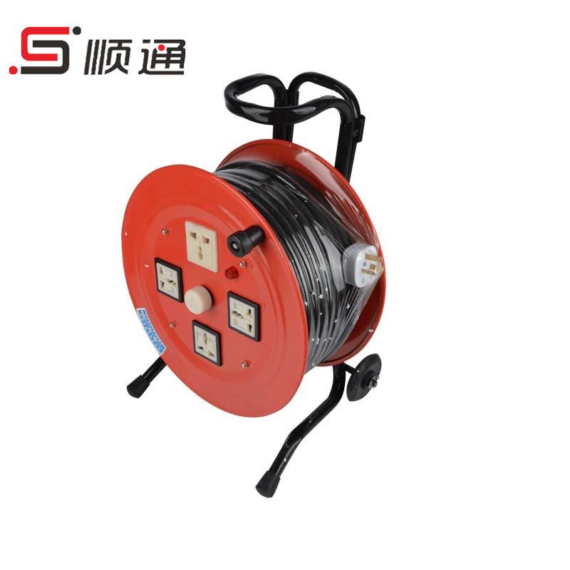 新品 绕线盘空盘托盘50.米线缆线盘线盘2*15m3收线器移2*1.5m3拖