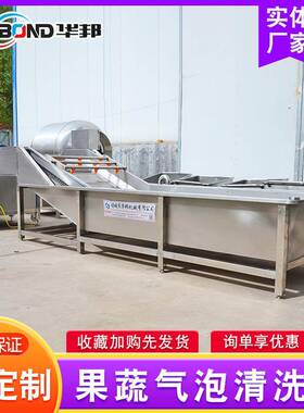 家供应蔬菜清机洗机 气UEY泡清净洗 菜加工设备厂 清洗干净