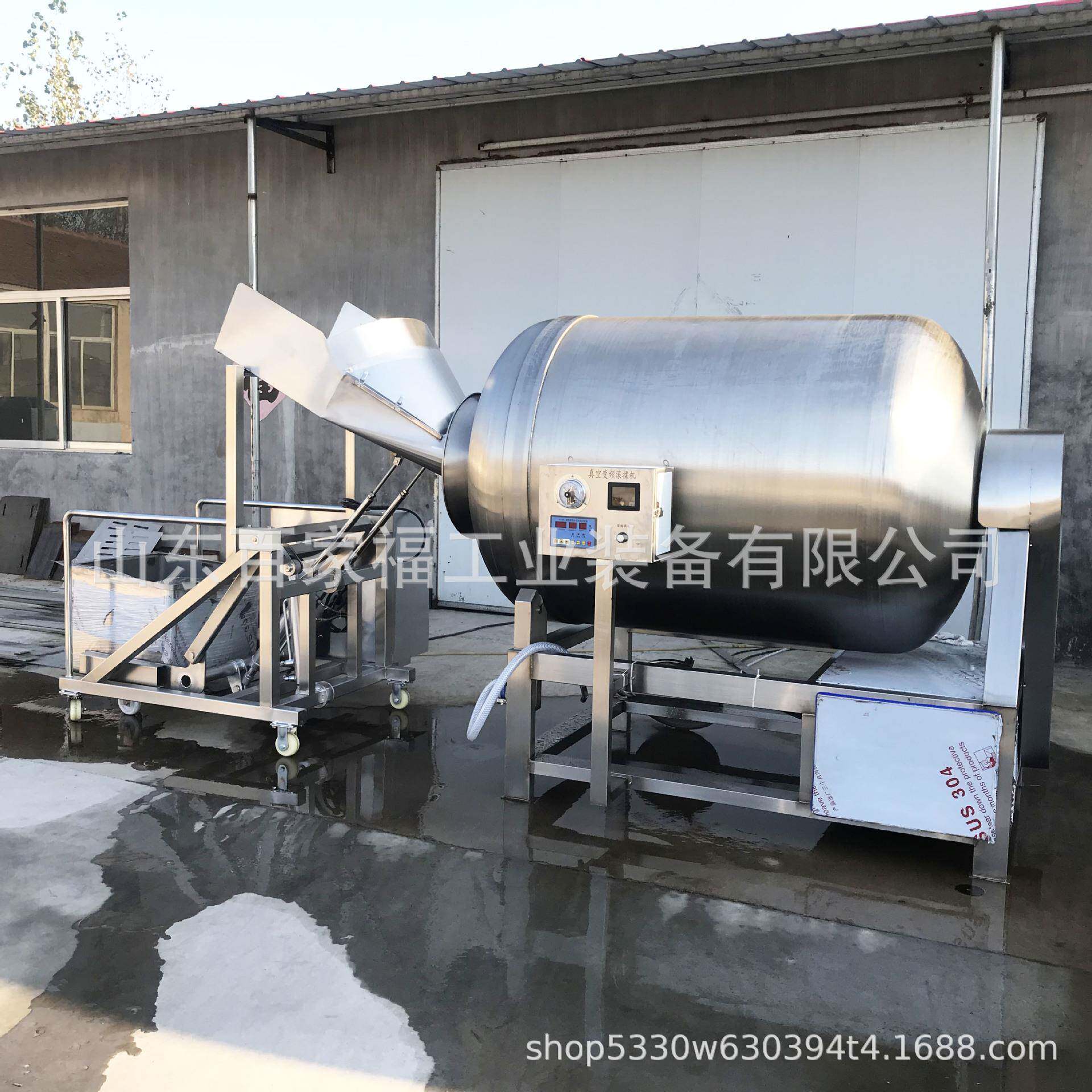 鱼肉全真空腌制滚揉机商用麻200辣鲅鱼摔肉打腌制设自备动食品入