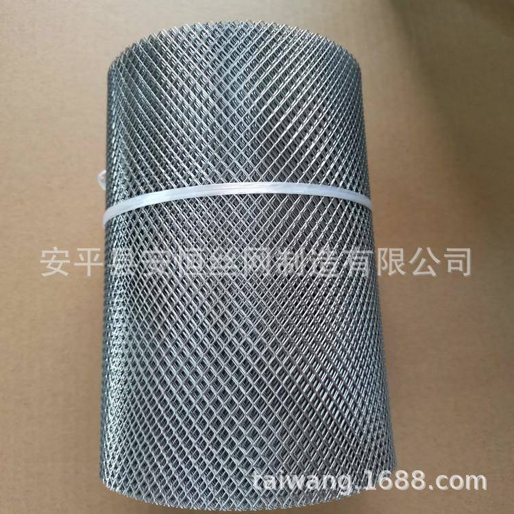 1.0*20mm菱6形孔FDJ不不锈钢板网 08mm厚锈钢板斜拉网 31不锈钢拉