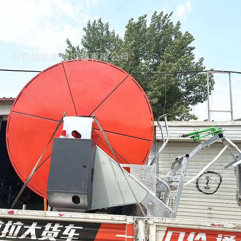 全自动盘喷灌-75400电动水涡轮卷大型卷盘式喷EEL灌农业浇地机设