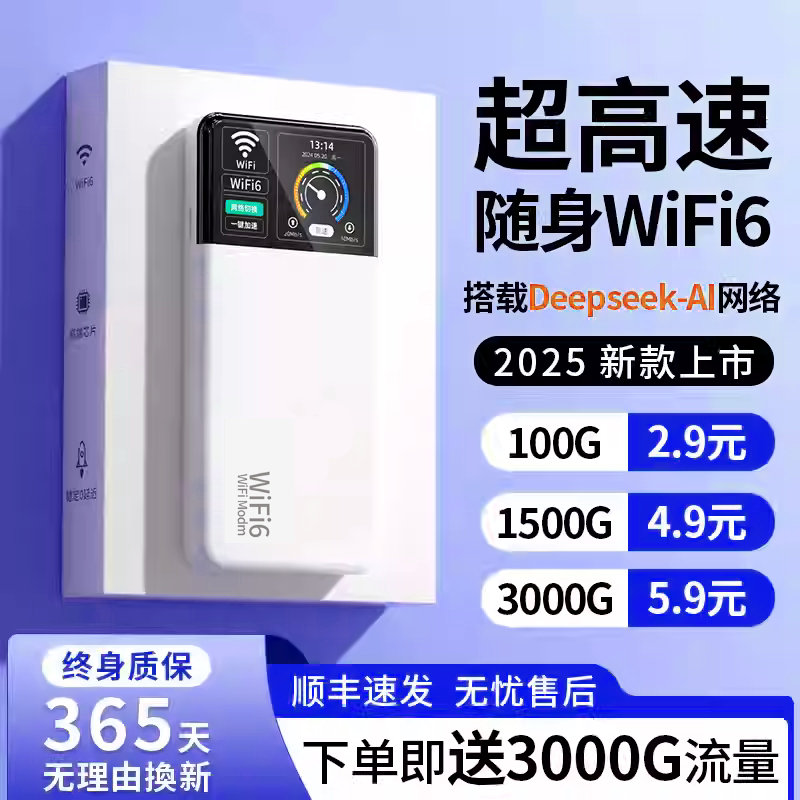 2025年新款全网通高速wi-fi6网络
