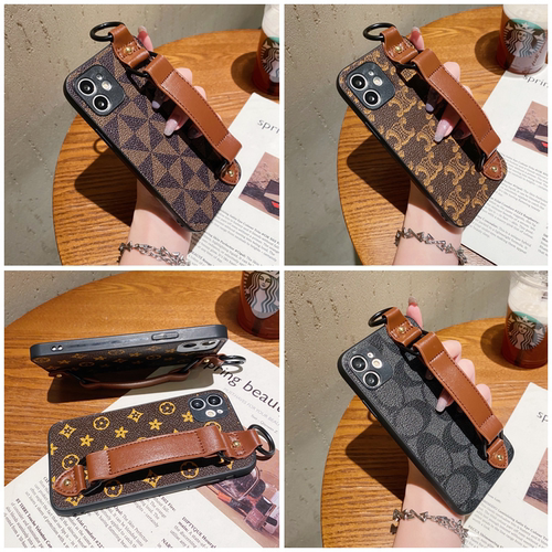 【2000个型号】情侣兔适用于苹果16e手机壳15promax/14plus皮质iPhone12手腕带11promax奢华xr支架xs防摔8plu