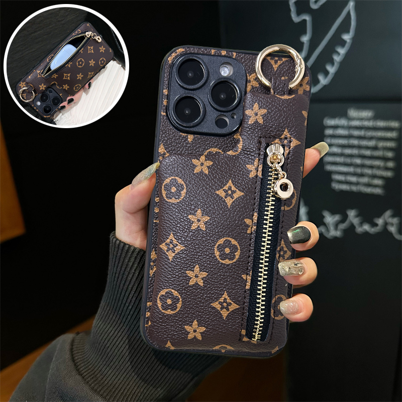 情侣兔适用于iPhone16手机套苹果16promax耳机包14plus插卡套13pro斜挎绳12pro可装卡11pro多功能xs秋冬XR保