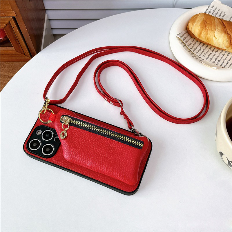 情侣兔适用小米17ProMax手机壳civi4pro零钱包15/12SE新年红11Ultra斜跨绳14T插卡civi1s喜庆3s马年CC9门禁卡