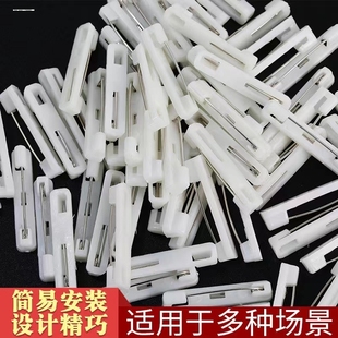 胸牌自粘别针 强力自粘胶工号牌扣针 亚克力牌扣针标牌铭牌回形针