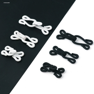 隐形领钩金属风纪口搭扣胸罩内衣衣领钩扣毛大衣貂皮草黑白包布扣