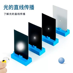 光 直線傳播光學驗證探究器材科技材料diy小制作科學小實驗套裝