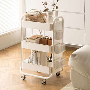 易瑞康移动书架带轮小推车儿童学生储层手推车架书柜置物新疆包邮