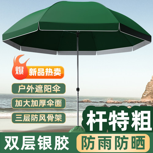 太阳伞大型摆摊伞户外伞商铺门口庭院折叠专用大伞防风地摊遮阳伞