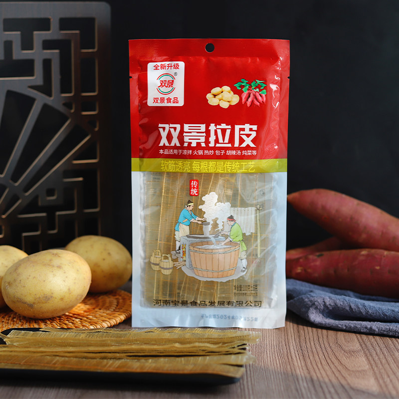 双景拉皮干货凉调菜拉皮图片