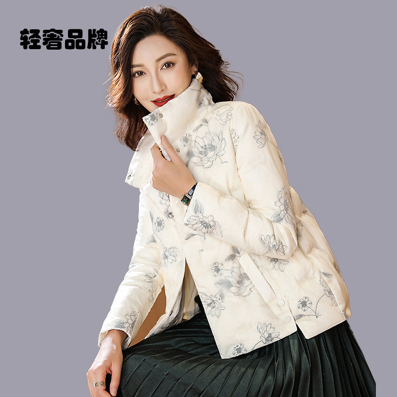 朗姿约定短款羽绒服女冬季2026新款面包服冬装90%白鸭绒保暖外套