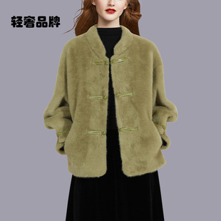 短款 新款 上衣 国风盘扣立领短外套女2026冬季 朗姿约定新中式