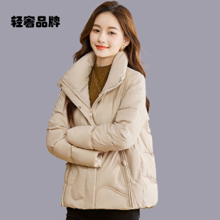 朗姿约定羽绒服女款短款2026冬季新款高端洋气高级感薄款小个子