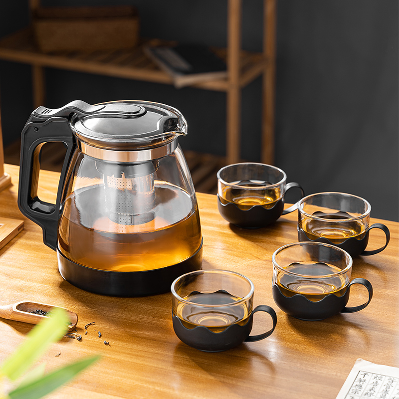一壶四杯泡茶壶套装茶漏泡茶家用壶茶水分离茶具开水壶2025款