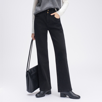 柒量一裁小个子2025秋冬牛仔裤