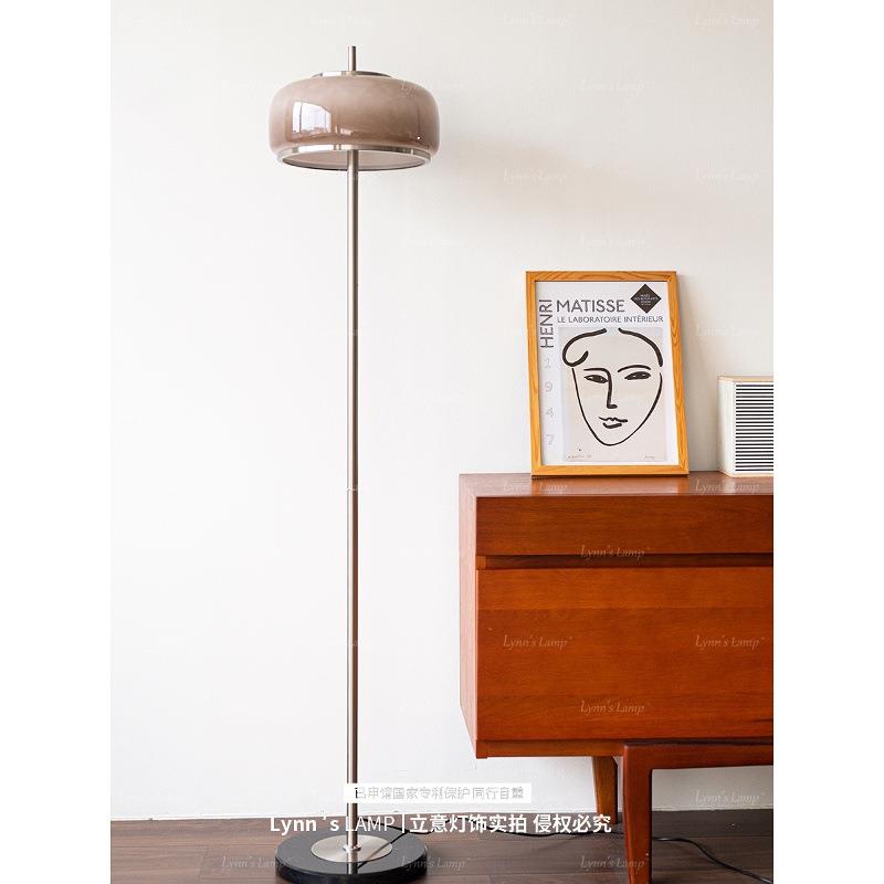 中古落地灯客厅沙发旁边复古卧室角落阅读氛围高颜值落地灯