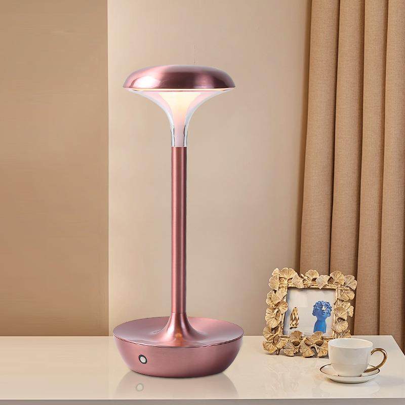 轻奢高级感卧室床头台灯韩式灯罩露营台灯酒吧清吧网红店装饰台灯