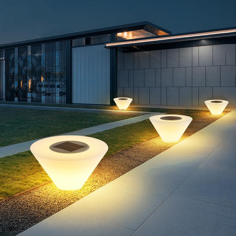 大观园太阳能户外草坪灯花园别墅大门口过道防水景观庭院灯F3